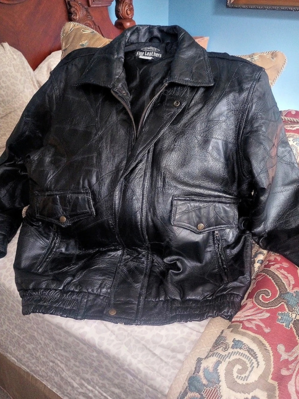 Fine Leatheriers Men's Leather Jacket Size Large